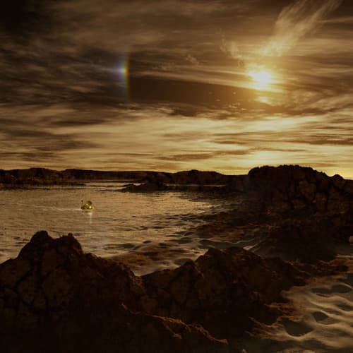 Mars Sunset portrait