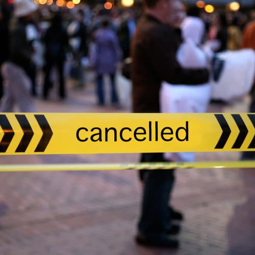 Cancelled portrait