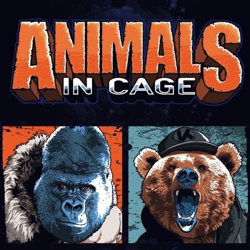 Animals In Cage portrait