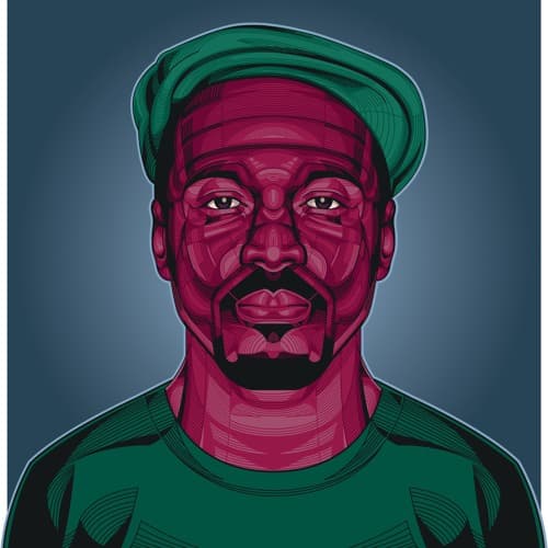 Tall Black Guy portrait
