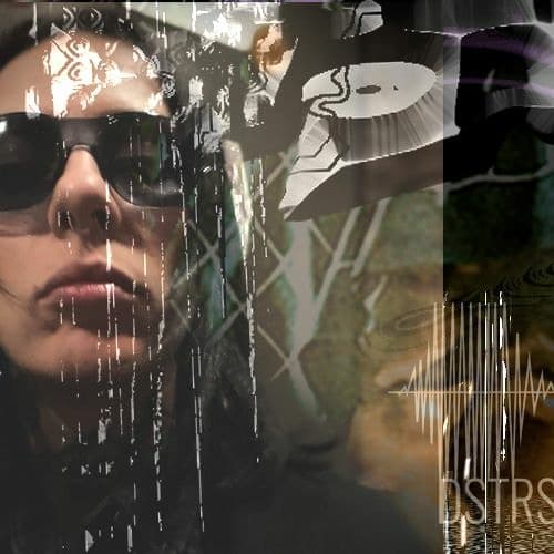 dstrshn night. HARD TECHNO EVENT event artwork