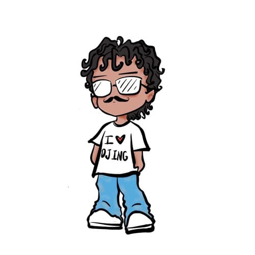 DJ ing portrait