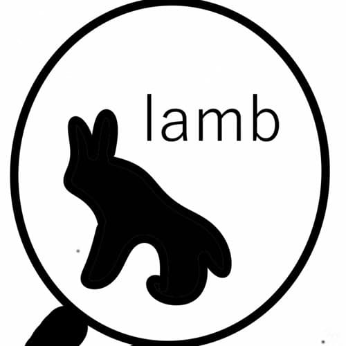 Lamb Rabbit portrait