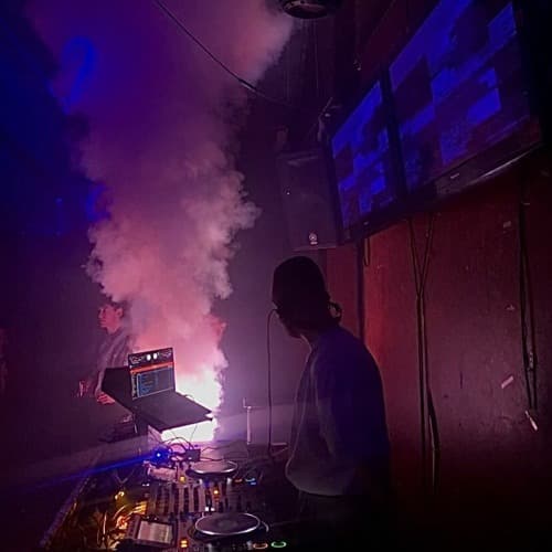 DJ Backstage portrait