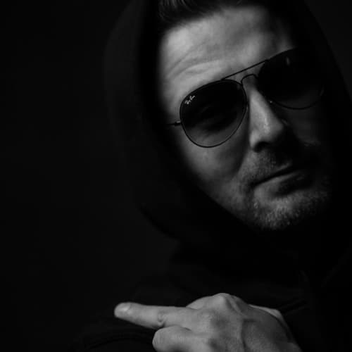 Blaues Licht portrait