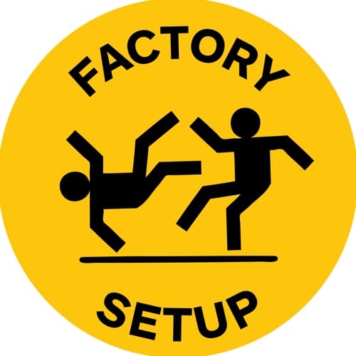 Factory Setup portrait