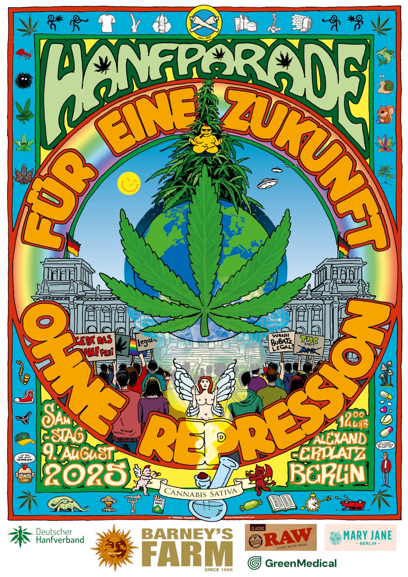 Hanfparade 2025 - Für eine Zukunft ohne Repression