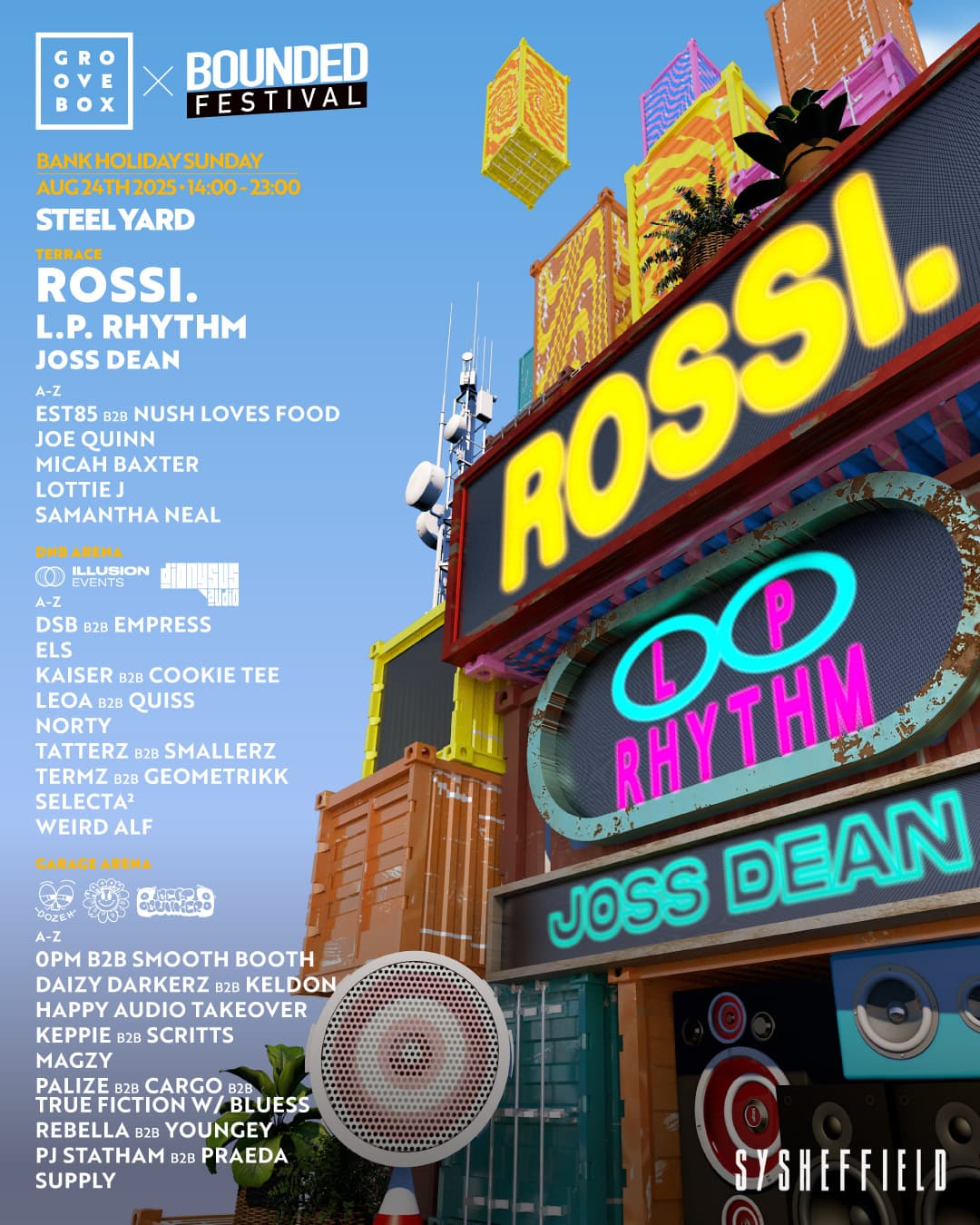 Rossi, L.P. Rhythm + MORE - Groovebox X Bounded SY Sheff