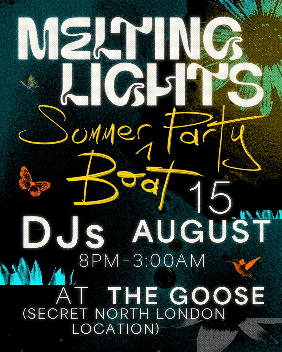 Melting Lights Boat Party at The Goose